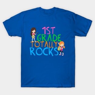 1st Grade Girls Rock T-Shirt